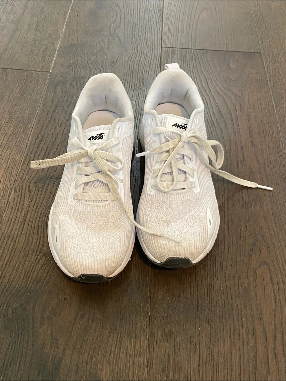 Avia Shoes Women's Lightweight Memory Foam Shoes White Running Shoes Size 8.5‎